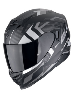 Kask integralny Scorpion Exo-520 Evo Air Sensus czarno-srebrny matowy + Gratisy